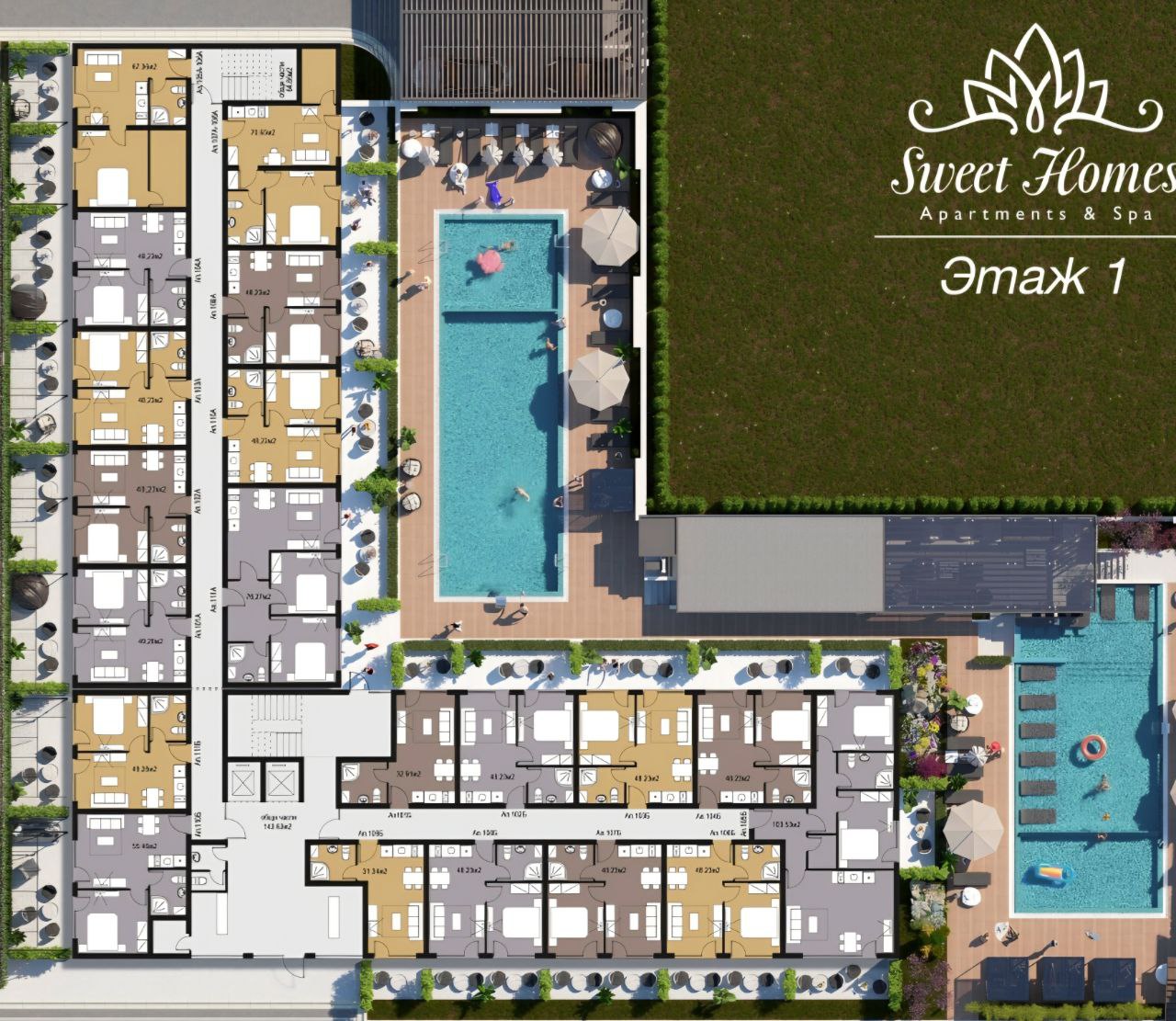 комплекс sweet homes-8 солнечный берег от застройщика