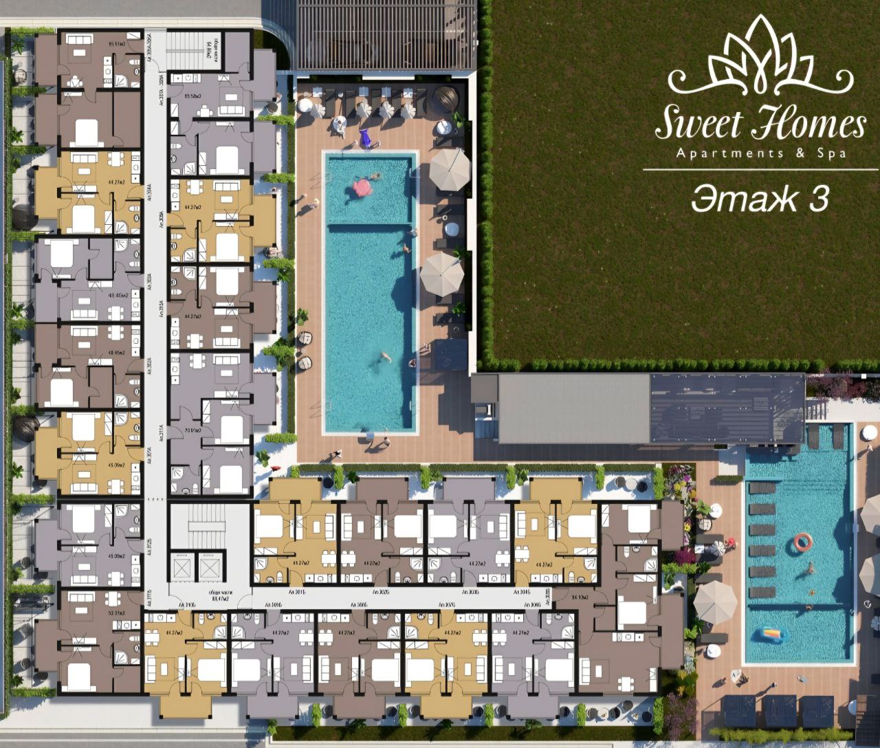 комплекс sweet homes-8 солнечный берег от застройщика