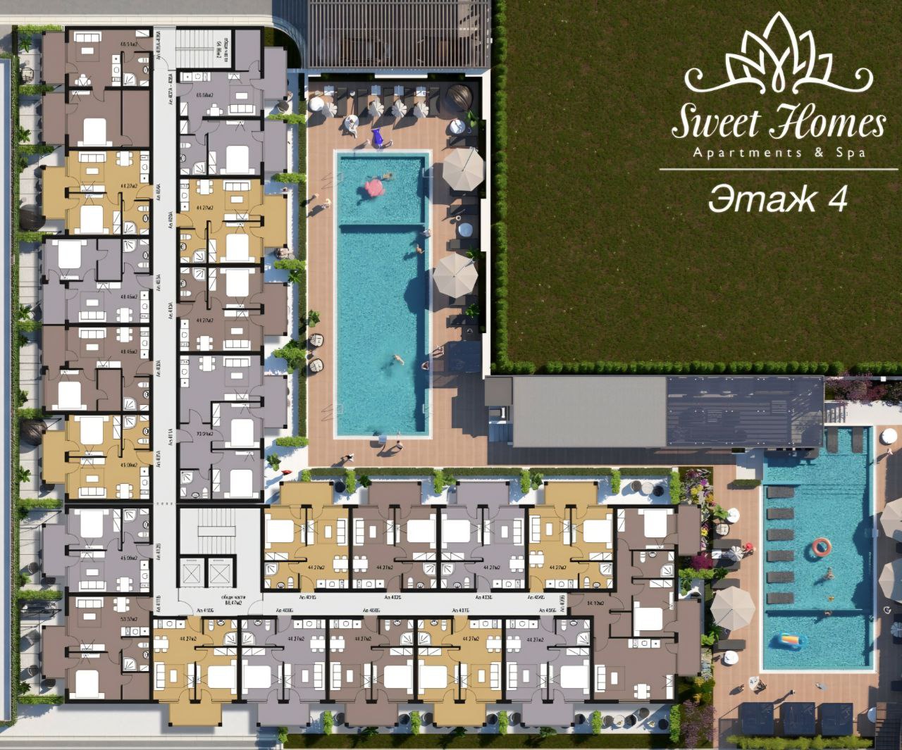 комплекс sweet homes-8 солнечный берег от застройщика