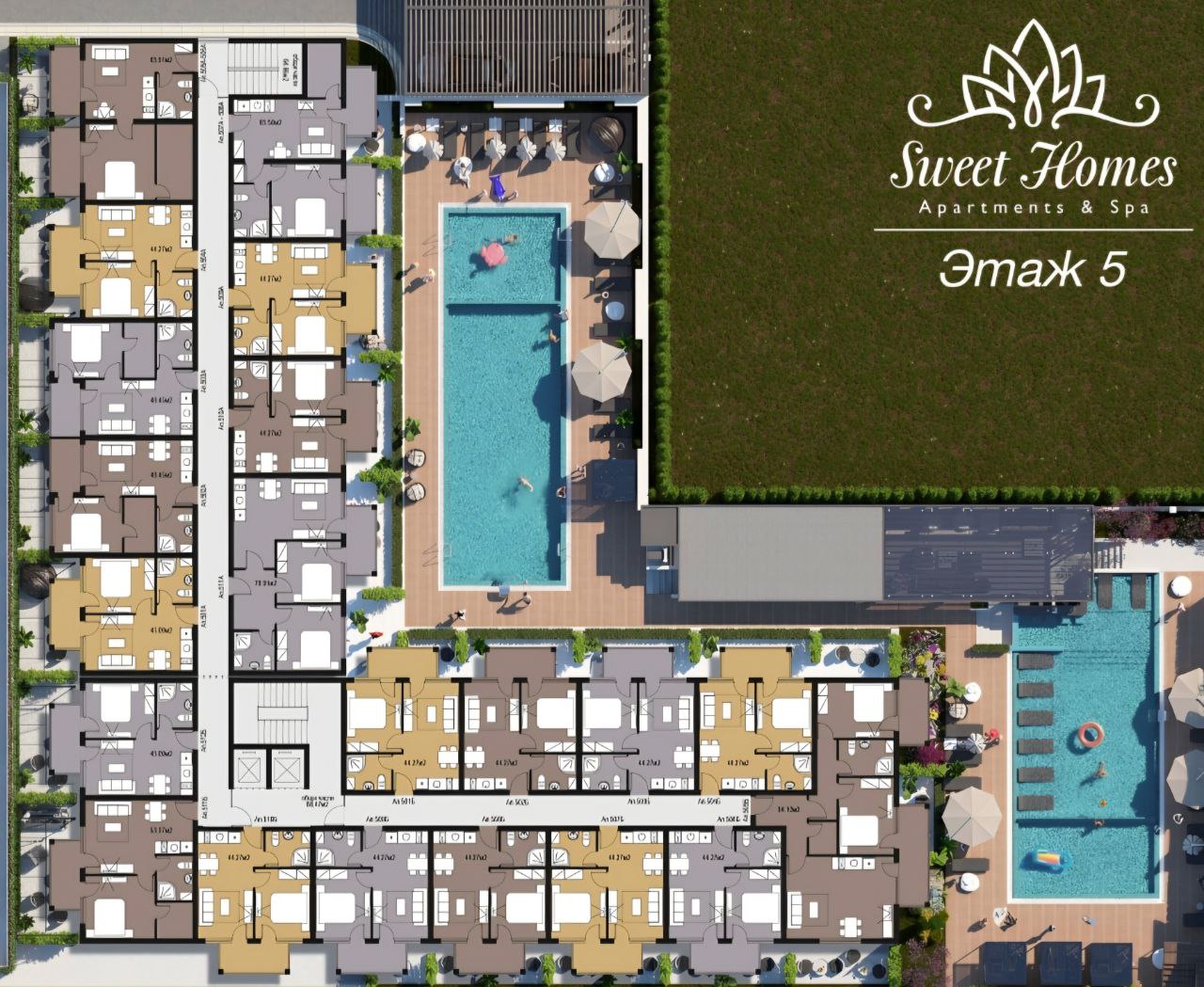 комплекс sweet homes-8 солнечный берег от застройщика